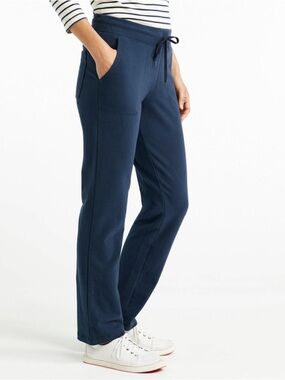 Women's LL Bean Ultrasoft Sweats Straight Leg, Navy